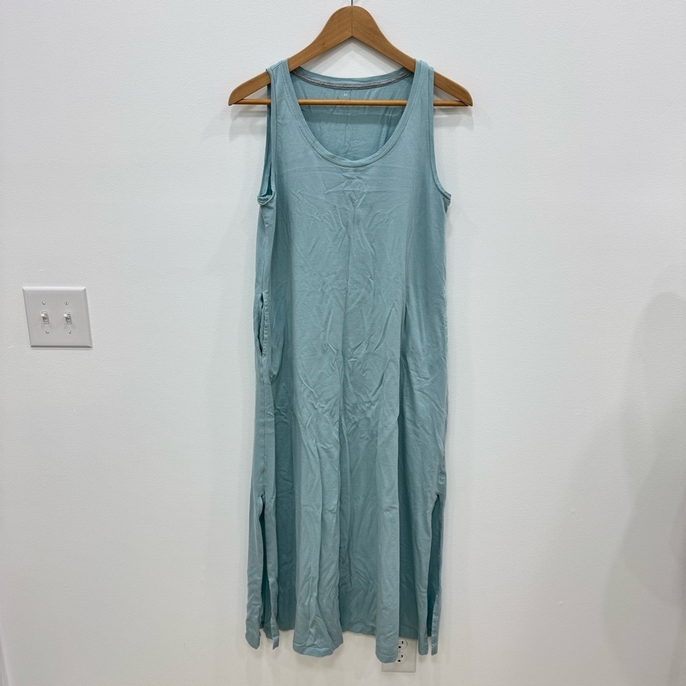 Free Fly Women’s Bamboo Heritage Midi Dress blue Sz Medium sleeveless